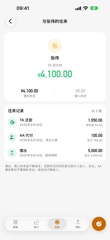 往来